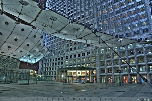 Arche de la Défense en HDR, Paris