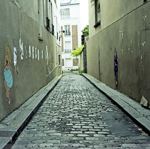 Ruelle de Montmartre, Paris
