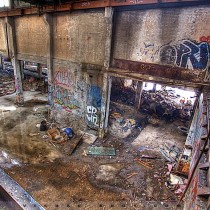 Vue plongeante - usine St-Henri