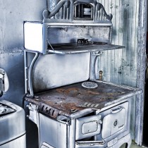 Maison abandonnée - poele