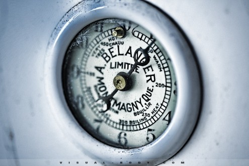 Maison abandonnée - thermostat