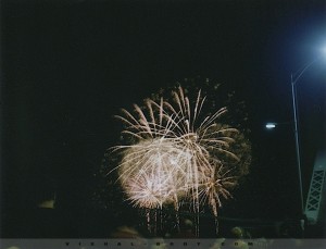 Feux d'artifices - Polaroid