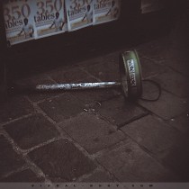 Poubelle abandonnée