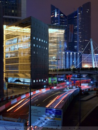 Routes et batiments, Paris la Defense