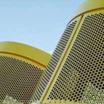 Structure jaune, La Villette, Paris