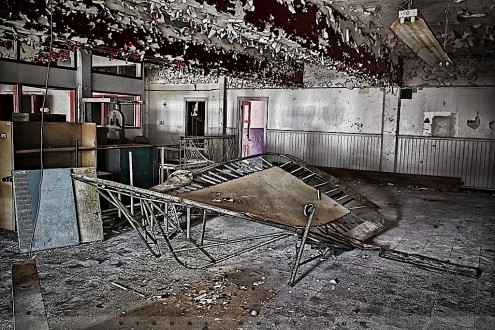 Negro Community Center - trampoline