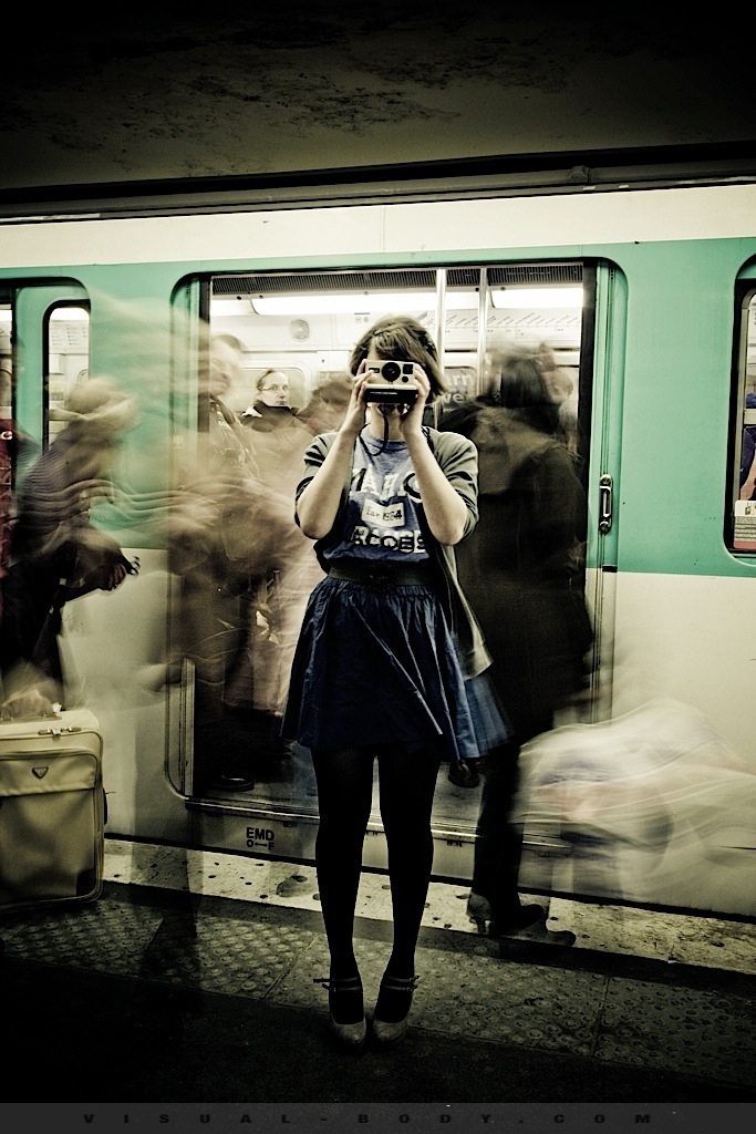 Bambie dans le métro