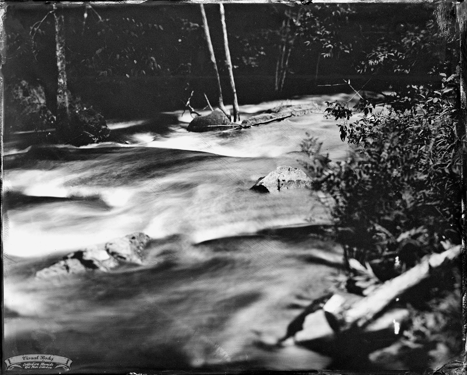 Rivière du Nord / North River. Tintype. 8x10". f/11. 4s